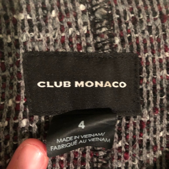 Club Monaco - tweed jacket / sweater / blazer - Picture 4 of 5